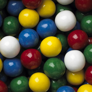 Mouthful Unfilled Gumballs - Bulk Gum Ball Refill