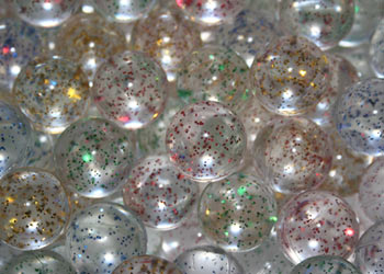 Colored Sparkle Bouncy Balls - Superball Refill